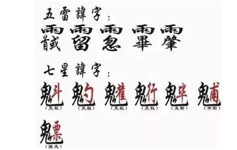 天罡諱|道教諱字詳解：符咒、術法修習者必讀！雨漸耳！